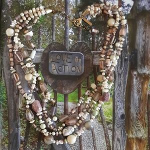 4-Strand Beaded Necklace Casual Corner